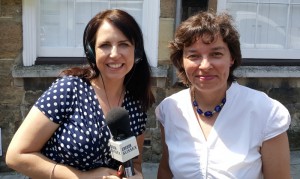 Lynne with Allison Ferns BBC Sussex